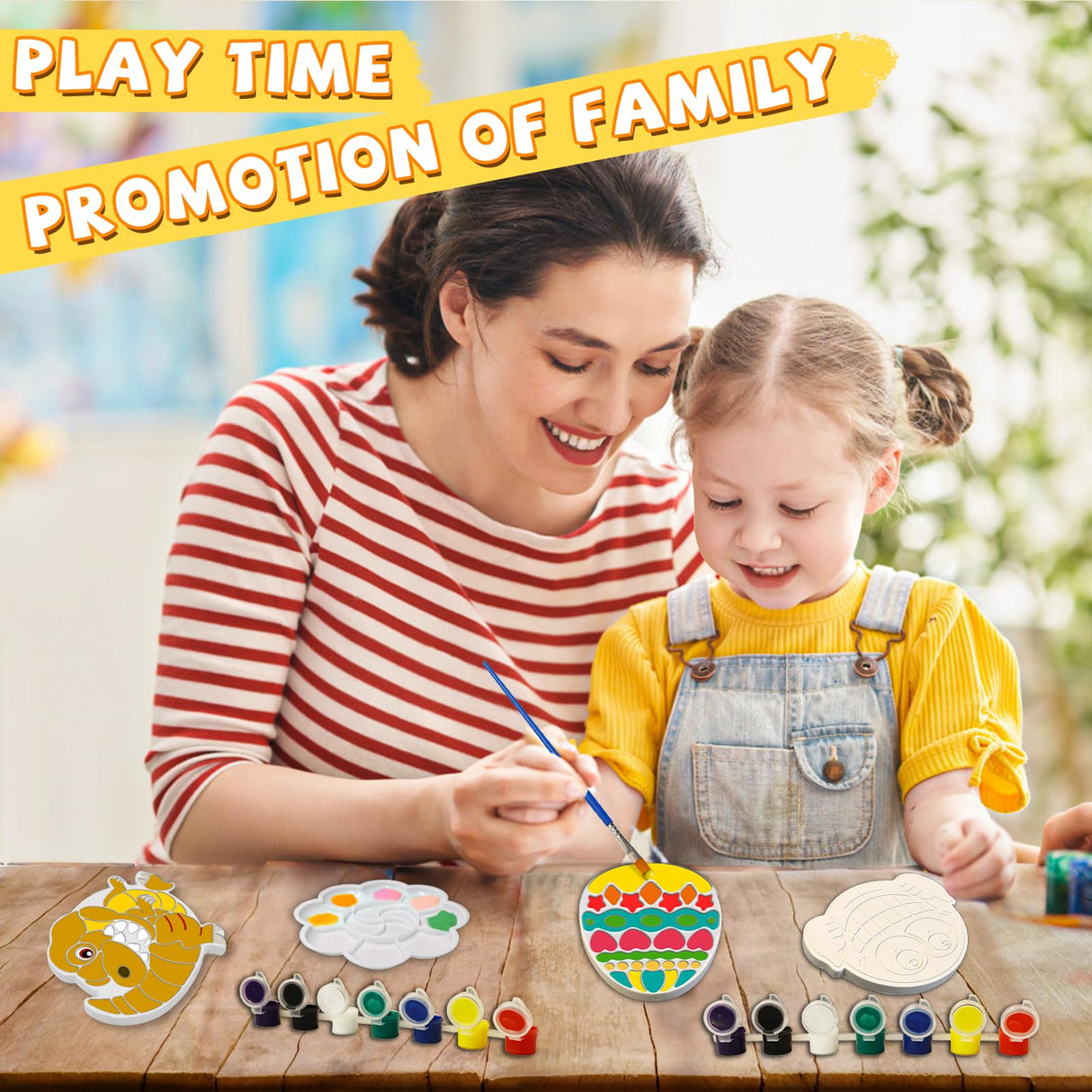 Stepping Stones Painting Kit for Kids Ages 6-12, 5 Pack Paint Your Own Garden Stones, Outdoor Arts and Crafts Kits, Creative Summer Gift for Kids Boy and Girl Age 6, 7, 8, 9, 10+ Year Old (Unicorn) FLLOBE