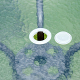 Outsunny 6 Piece Patio Dining Set for 4 with Umbrella, Outdoor Table and Chairs with 4 Folding Dining Chairs & Round Glass Table for Garden, Backyard and Poolside, Black Outsunny