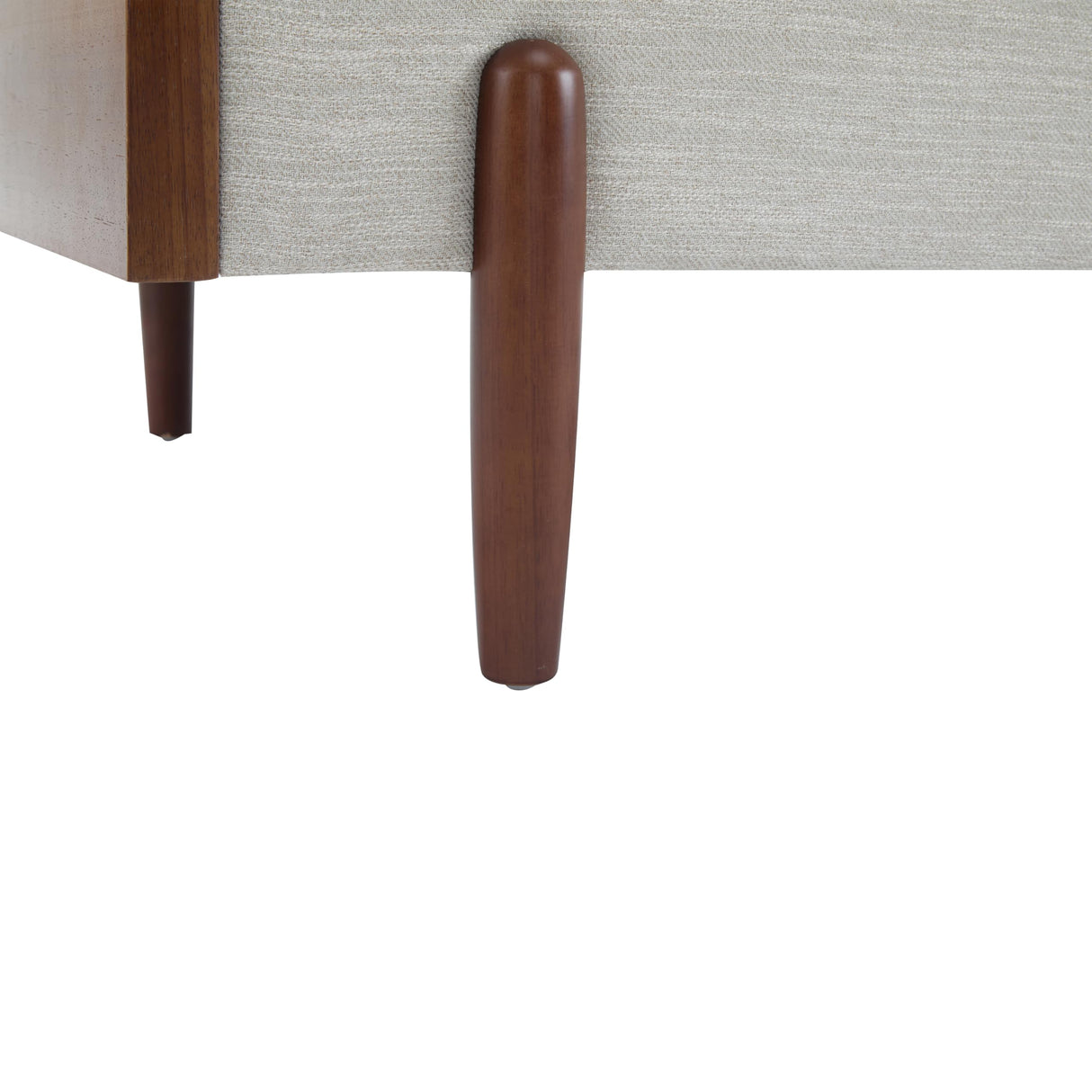 Merax 71.75" Mid-Century Modern Sofa with Plush Cushions, Wood Sides & Rounded Legs Compact & Stylish Couch for Living Room, Apartment Office, Beige Merax