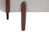 Merax 71.75" Mid-Century Modern Sofa with Plush Cushions, Wood Sides & Rounded Legs Compact & Stylish Couch for Living Room, Apartment Office, Beige Merax