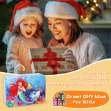 LELEMON Pretty Puzzles for Kids Ages 4-8,100 Piece Puzzles for Kids,Educational Kids Puzzles Jigsaw Puzzles in a Metal Box,Childrens Puzzles 100 Piece Puzzle Games Puzzle Toys for Girls and Boys LELEMON