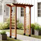 Sekcen 6 Pcs Fence Post Anchor Ground Spike 4x4 Metal Post Stake 24 Inch for Mailbox Deck Railing Black Sekcen