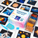 LuwoArte 14 Pack Diamond Painting Kits for Adults – Art of the Universe & Outer Space Style– Full Drill DIY Paint Gem Art for Adults – Brilliant 5D Diamond Painting Kit – Relaxing Craft for Wall Décor LuwoArte
