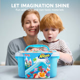 Klever Kits Water Gel Kit, Magic Fairy Water Gel Toy Kit with 10 Gels, 12 Molds, Preserving Bottle for Presents, Party Favors, Birthday Gifts, Arts & Crafts DIY STEM Kits for Kids Klever Kits