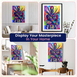 Modern Merch Marvel Diamond Art Kits for Adults, Deadpool 5D Diamond Painting for Adults, DIY Deadpool Wall Art Marvel Cross Stitch Gem Art, Full Round Drill 12x16in Modern Merch