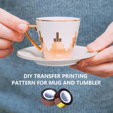 TSSART K15 Heat Tape - Professional Heat Press Tape for Vinyl Sublimation Heat Sublimation Heat Transfer, Oxidation and High Temperature Resistance Residue Free - 4Pack, 0.8 inch x 54FT TSSART