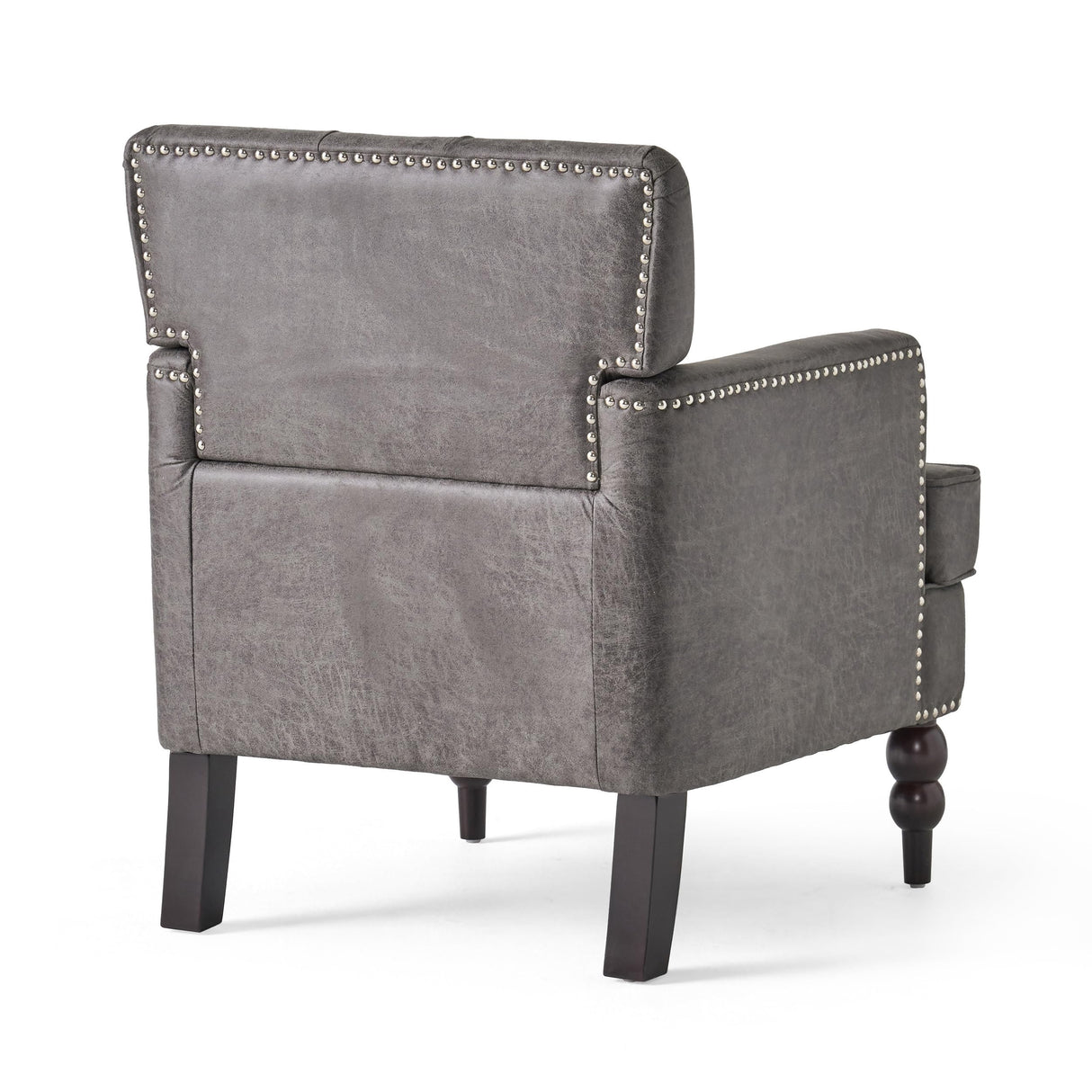Christopher Knight Home Malone Tufted Club Chair, Slate 28D x 29.5W x 33.5H Inch Christopher Knight Home