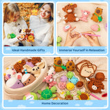 Mewaii Beginner Crochet Kit with 40% Extra Yarn, Pre-Started Yarn & Video Tutorials - 3 Sea Turtles Craft Set for Adults & Kids Mewaii