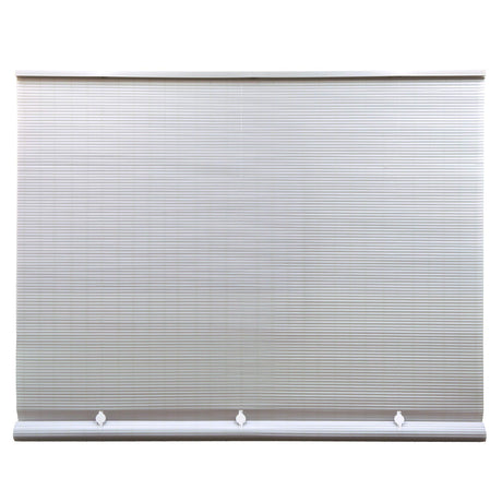Radiance Cordless Outdoor Shades for Porch, Patio & Windows - Waterproof PVC Blinds for Indoor & Outdoor - Roll-Up Patio Privacy Screen for Diffuse Sunlight - White - 60" W x 72" L - (3320156) Radiance