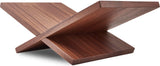 Honygebia Solid Wood Book Stands - Cross Frame Sapele Wooden Book Holder, Open Bookstand for Display and Reading, Suitable for Art, Bible, Cookbook, Easel, Magazine, Textbooks Honygebia