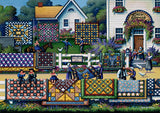 Buffalo Games - Dowdle - Amish Quilts - 300 Piece Jigsaw Puzzle for Adults -Challenging Puzzle Perfect for Game Nights - Finished Size is 21.25 x 15.00 Buffalo Games