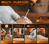 Saker Rotary Tool Kit, Cordless Rotary Tool, 5-Speed, Multi-Purpose 3.7V Power Rotary Tools Kit With 61 Accessories For Engraving, Drilling, Sanding, Grinding, Polishing, Carving Saker