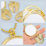 Framendino, 5 Pack Gold Angel Wing Pendant Car Hanging Ornament with Sublimation Blank Heat Transfer Photo for DIY Crafting Framendino
