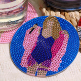 8 PCS Singer Diamond Art Coasters Kits, Pop Star Diamond Painting Coasters with Holder Set of 8, DIY Drink Coasters Art Crafts Supplies for Adults Cup Mat for Home Decor House Warming Gifts Non-Slip YSUNETER
