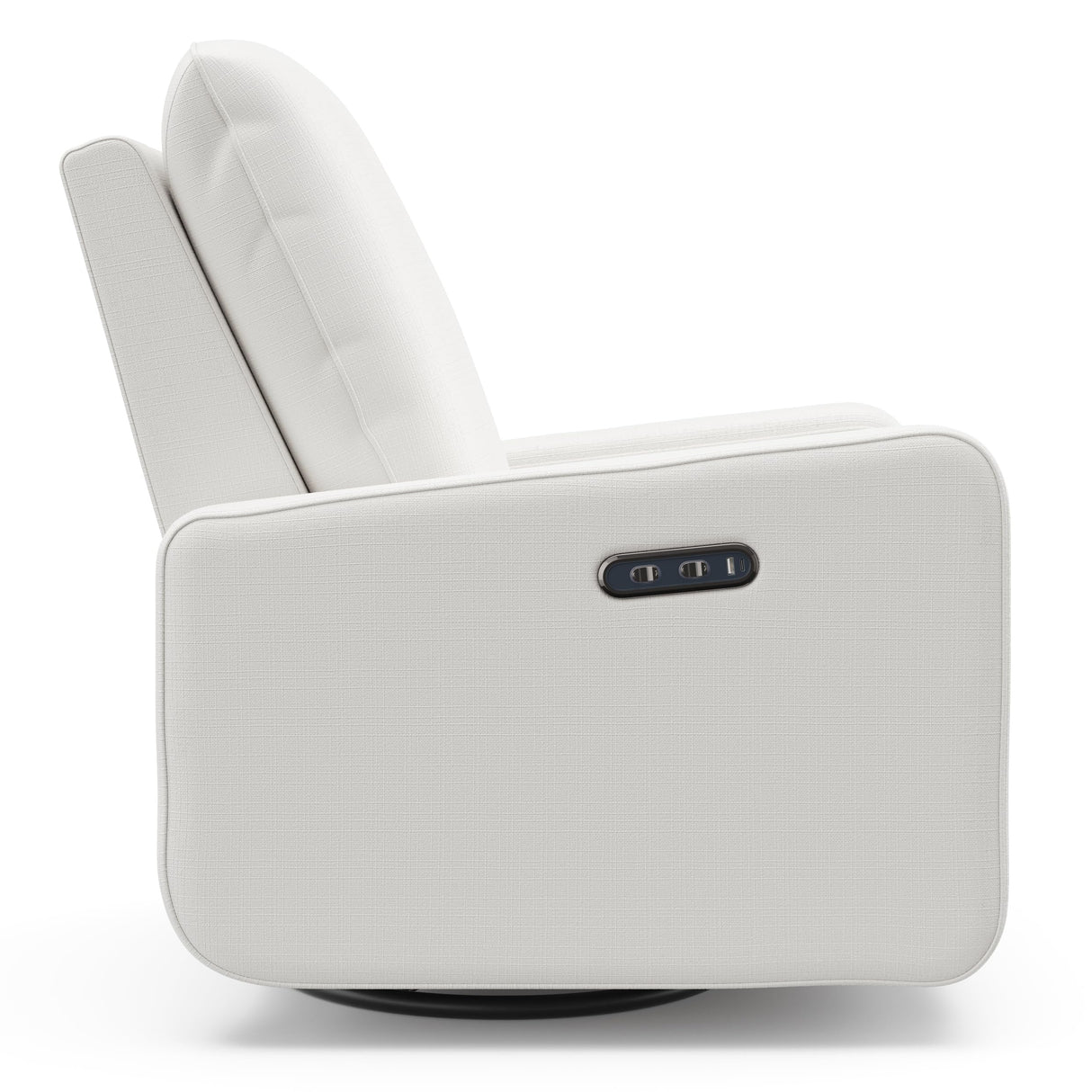 Graco Teddi Power Recliner Swivel Glider (Ivory Basketweave) – Electronic Power Recline, USB-A & USB-C Charger, Premium Cushioning & Comfort Graco