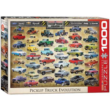 EuroGraphics Pickup Truck Evolution Jigsaw Puzzle (1000-Piece) EuroGraphics