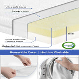 Mini Baby Crib 4 in 1 Convertible with Memory Foam Mattress(38"by 24") Included,cunas para Bebes 2024 Natural Wood Portable Crib with Foldable Storage Baby Playpen, Bassinet Bedside Sleeper,Baby Beds Styhigh