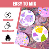 Eco Resin Casting Powder - 1400g Ceramic Resin Powders Kit with 6pcs Pigments, Fast Curing, Easy to Demold, Water Mixed Activated - Toxic-Free, Odorless - Plaster Casting Kit for DIY Home Art Crafts Limino