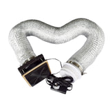 FUNGDO 3D Printer Enclosure Ventilation kit with 4 inch Exhaust Fan Fume Extractor Smoker Absorber Eliminate 3D Printing Resin Smell FUNGDO