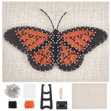 WEBEEDY DIY Butterfly String Art Kit for Beginner 3D Animal String Art Crafts Kit for Adults,Arts Crafts Kit with Instruction and All Supplies,Christmas Home Wall Decorations Unique Women Gift WEBEEDY