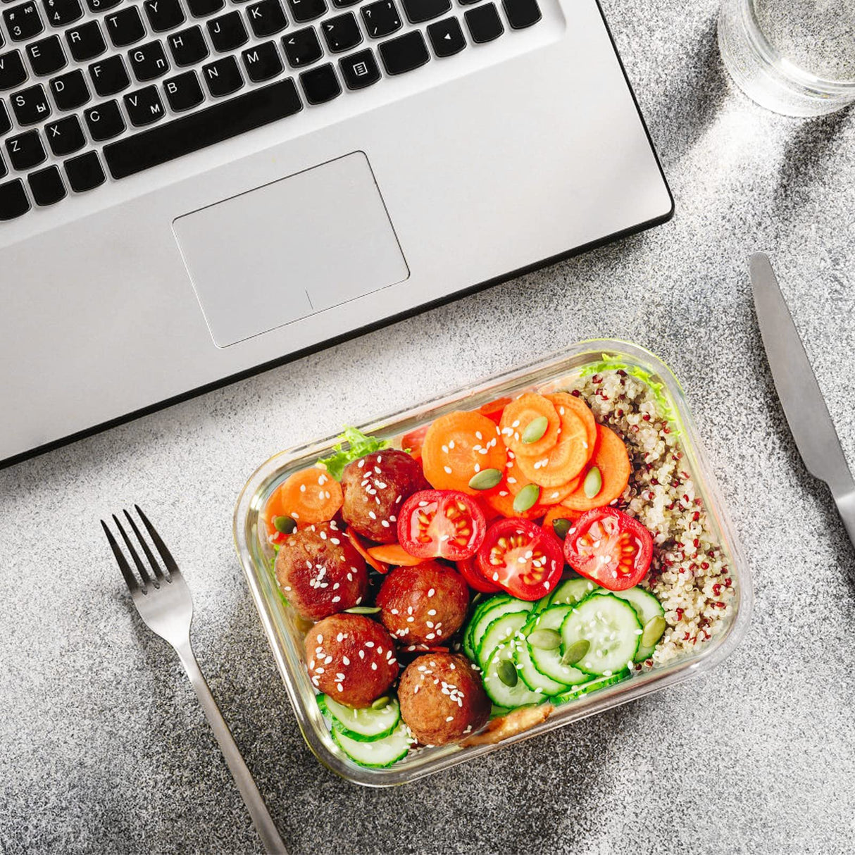 M MCIRCO 24-Piece Glass Food Storage Containers with Upgraded Snap Locking Lids,Glass Meal Prep Containers Set - Airtight Lunch Containers, Microwave, Oven, Freezer and Dishwasher M MCIRCO