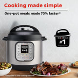 Instant Pot Duo 7-in-1 Mini Electric Pressure Cooker, Slow Rice Cooker, Steamer, Sauté, Yogurt Maker, Warmer & Sterilizer, Includes Free App with over 1900 Recipes, Stainless Steel, 3 Quart Instant Pot