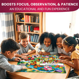 QUOKKA 100 Piece Puzzles for Kids Ages 4-6 – 3 Floor Kids Puzzles Ages 6-8 Year Old – Toy for Learning Ocean & Forest Animals for 8-10 yo – Jigsaw Toddler Game for Boy and Girl Ages 3-5 QUOKKA