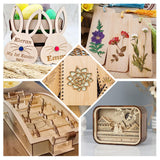 20 Pack Basswood Sheets 1/8x12x12 Inch 3mm Basswood for Laser Cutting, Drawing,Wood Burning, Architectural Models.Plywood Sheets Unfinished Wood Sheets for DIY Crafts. FUMILE