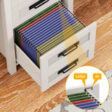 Vabches Farmhouse 60.6” Executive Desk with 7 Drawers, Computer Desk with File Drawer for Hanging Files A4, Workstation for Home Office, Study. Vabches