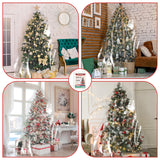 PROWEE All Purpose Use Jumbo Christmas Tree Removal Bag Extra Large 6ft width by 9 Feet Tall Christmas Tree Storage Bag Clear Waterproof Christmas Tree Bag for Upright Storage PROWEE