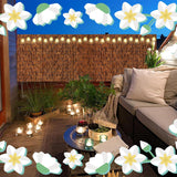 XINSARV Natural Reed Fencing Rolls, 2FT-6FT x 16.4FT Reed Screen Curtain Balcony Fence Privacy Panels, Outdoor Backyard Patio (Size: H0.61xL7m/H2xL23ft) XINSARV