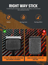 MEKER Grill Brush Bristle Free, Grill Cleaner Brush with 5 BBQ Replacement Head for Cast Iron, Stainless Steel Grates, Safe Grill Scraper Outdoor BBQ Grill, Black MEKER