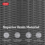 Keter Cool Side Table Cooler 3 in 1 Outdoor Patio Table and Ice Chest Storage, Ideal Hot Tub Table, Decor and Outdoor Patio Bar, Portable Bar, Graphite Keter