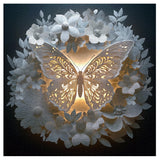 Butterfly Puzzles for Adults 1000 Pieces, Flower Butterflies Paper Cut Jigsaw Puzzles, Difficult Challenging Animal Floral Puzzle as Home Decor PPuzzling