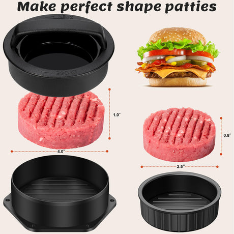Grilliance 27pcs Blackstone Griddle Accessories Kit, Flat Top Grill Tools for Camp Chef，Hibachi Enlarged Spatula Gift Set with Basting Cover，Burger Press Patty Maker for Outdoor BBQ Teppanyaki Grilliance