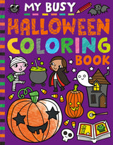 My Busy Halloween Coloring Book (My Busy Coloring) WoodArtSupply