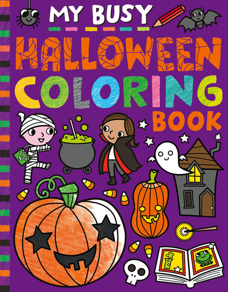 My Busy Halloween Coloring Book (My Busy Coloring) WoodArtSupply