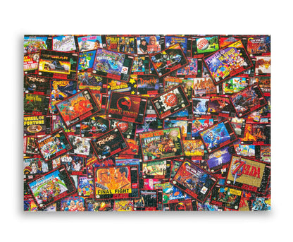 Super Never Ending Showdowns Retro Video Games 1000-Piece Jigsaw Puzzle for Adults, Kids | Interactive Brain Teaser, Educational Toys & Games, Home Activities, Building Sorting Toys for Creative Play