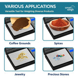Smart Weigh Digital Pocket Gram Scale, 200g x 0.01g, Jewelry, Food, Medicine Scale, Battery Included Smart Weigh