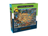 Buffalo Games - Dowdle - National Parks Map - 1000 Piece Jigsaw Puzzle for Adults -Challenging Puzzle Perfect for Game Nights - Finished Size is 26.75 x 19.75 Buffalo Games