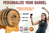 Personalized 1 Gallon Oak Wine Barrel with Stand, Bung, and Spigot (5 liter) | Age Cocktails, Wine, Mead and More! | Custom Engraved Vineyard Bistro THOUSAND OAKS BARREL