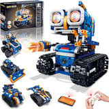 Demkia 5in1 STEM Robot Building Kit, 560 PCS APP/Remote Control Mech RC Robotics for Kids Ages 8-12, Science Kit Coding Robots Toy Set, Birthday Gifts for Boys Age 8-14+ Demkia