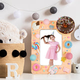 Yalikop 3 Pieces DIY Wood Frames for Crafts Unfinished 4 x 6 inch Picture Frames for Mother Gifts Wedding Crafts Wood, DIY Painting, Graduation Ceremony Decorate Yalikop