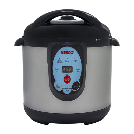 NESCO NPC-9 Smart Electric Pressure Cooker and Canner, 9.5 Quart, Stainless Steel Nesco