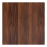 Lavish Home Mid-Century Round Coffee Table with Geometric Metal Base-Small Modern Accent for Living Room, 23.5", Brown Walnut & Black Lavish Home