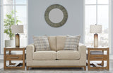 Signature Design by Ashley Parklynn Classic Loveseat for Living Room, Beige Signature Design by Ashley