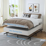 HOBINCHE King Box Spring - 7 Inch High Profile Box Spring for King Bed, Sturdy Metal Frame Mattress Foundation, Easy Assembly, Quiet & Noise-Free HOBINCHE