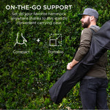 Best Choice Products Portable Heavy-Duty 9ft Steel Hammock Stand w/Built-in Wheel, Carrying Case, Weather-Resistant Finish, 450lb Capacity Best Choice Products