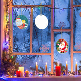 Sublimation Ceramic Ornaments Sublimation Ornament Blanks Bulk 2.83 Inch Round Blank Ornament Discs with Gold String for Crafting DIY Personalized Xmas Tree Ornament Keepsake Crafts Gift 10 Pieces Valyria