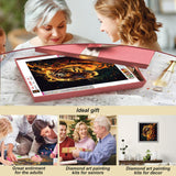 Stalente Diamond Painting Kits for Adults Tiger, 5D DIY Diamond Art Kits for Beginners Round Full Drill Diamond Painting for Home Wall Decoration Gift 12×12inch, Animal Stalente